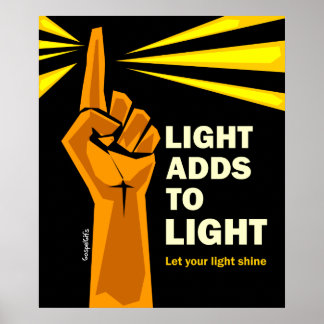 Póster La luz se agrega a la luz