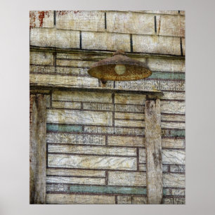 Póster La luz sobre la casa abandonada
