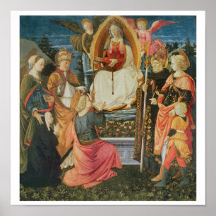 Póster La Madonna de la Girona Sagrada, 1456 (templa on