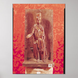 Póster La Madonna Negra, Escuela Catalana, siglo XI
