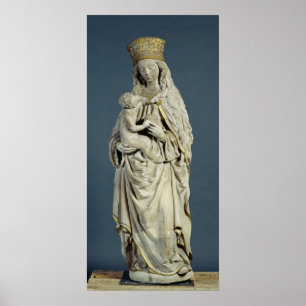 Póster La Madre de Dios con el Cristo infantil, 1470