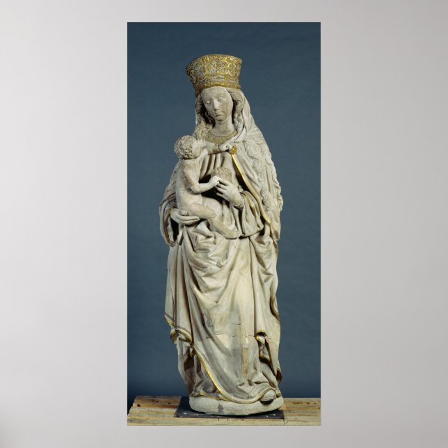 Póster La Madre de Dios con el Cristo infantil, 1470 (Frente)