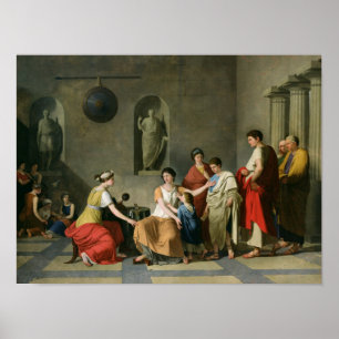 Póster La madre de los Gracchi, c.1780