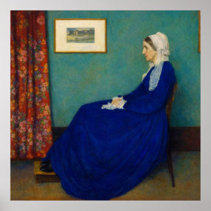 Póster La madre de Whistler por James McNeill Whistler