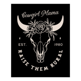 Póster La madre del país de las vacas, la estética occide