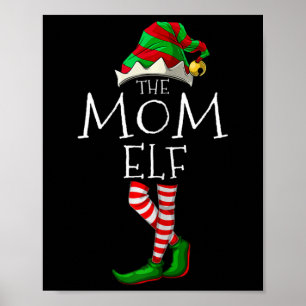 Póster La madre Elf Navidades divertidos coincidiendo con