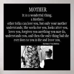 Póster La Madre Es Algo Maravilloso.