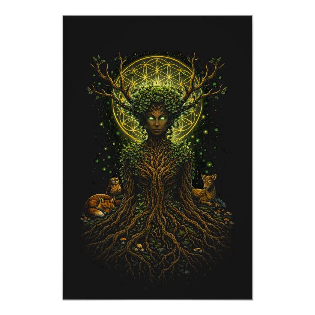 Póster La Madre Verde (Anverso)