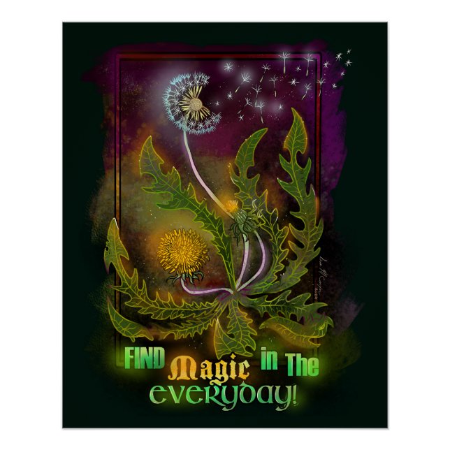 Póster ¡La magia de Dandelion en todos los días! (Anverso)