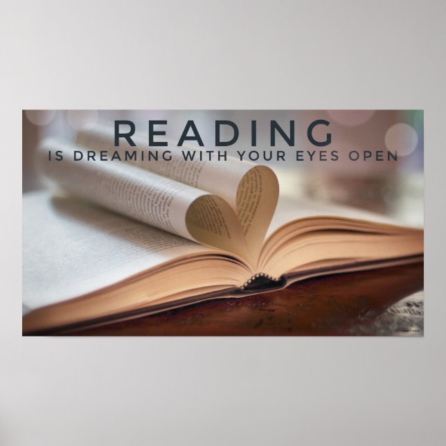 Póster La magia del Poster de lectura (Frente)