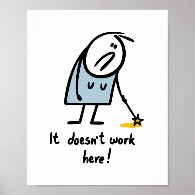 Póster La magia no funciona (Frente)