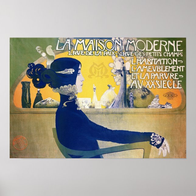 Póster La Maison Moderne, c.1902 (Frente)