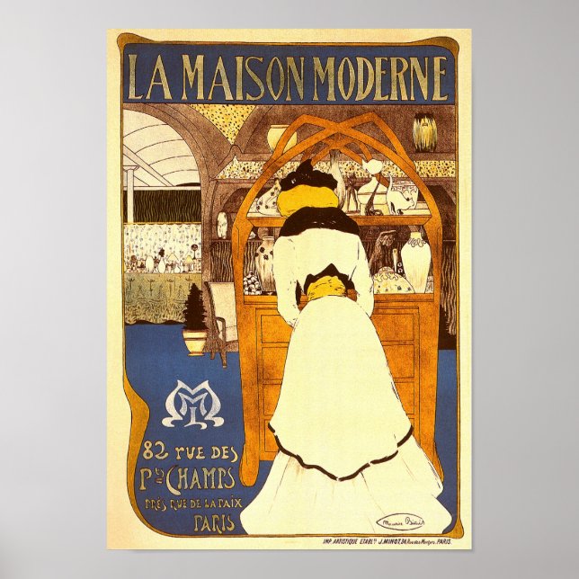 Póster La Maison Moderne, Maurice Biais (Frente)