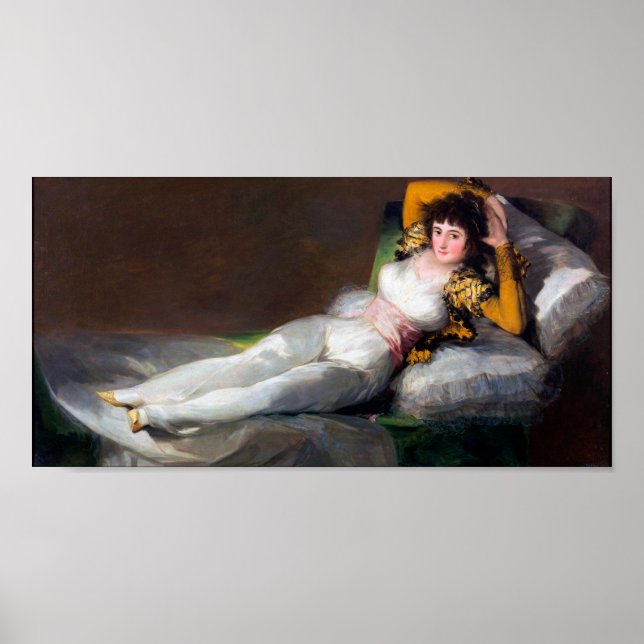 Póster La Maja Vestida, Francisco Goya, 1798-1803 (Frente)