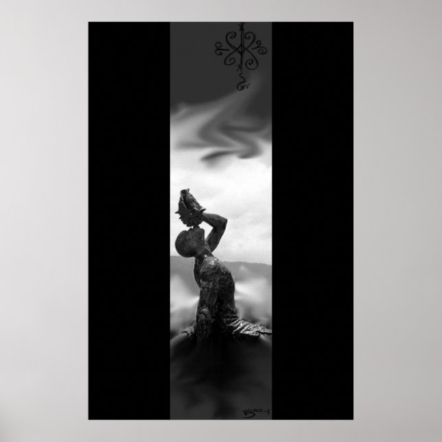 Póster La maldición de arriba, el sueño de abajo (Frente)