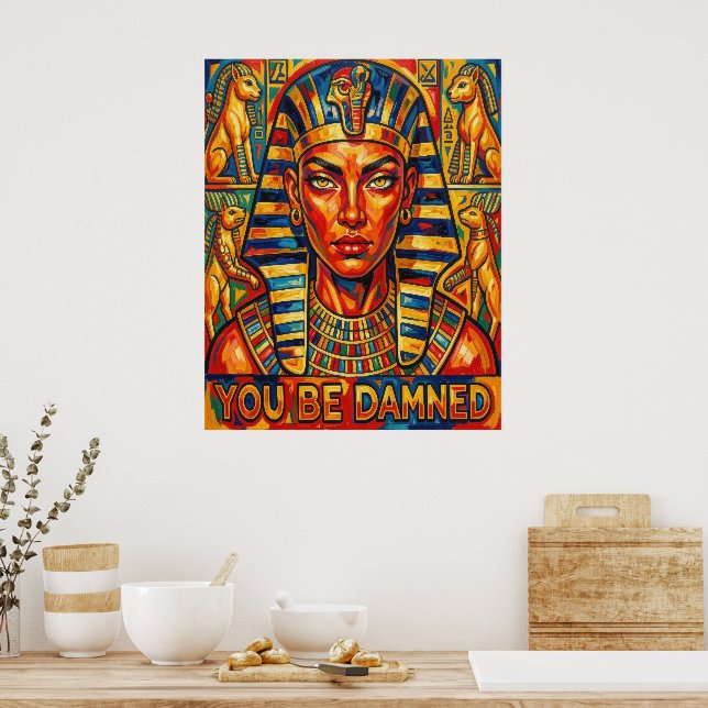 Póster La maldición de Cleopatra (Cocina)