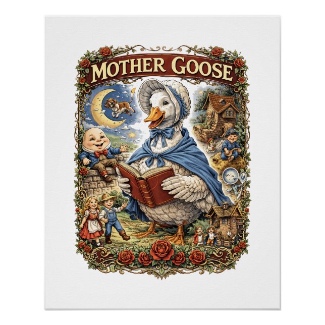 Póster La Mamá Oca (Anverso)