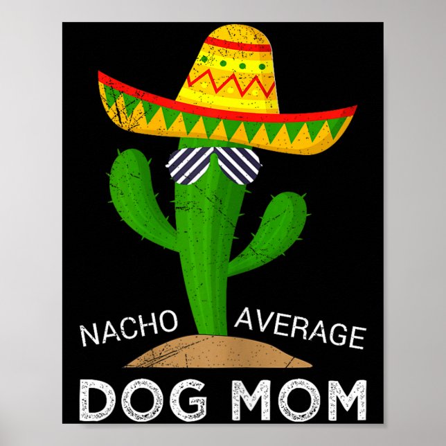 Póster La mamá promedio de Nacho no es una perra (Frente)