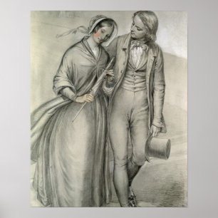 Póster La mañana del Boda - La partida, c.1846