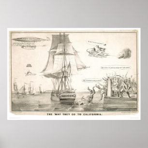 Póster La manera van a California (0478A)