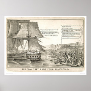 Póster La manera vienen a California (0476A)