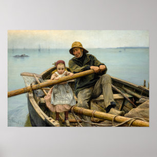 Póster La mano de ayuda, 1881 por Emile Renouf