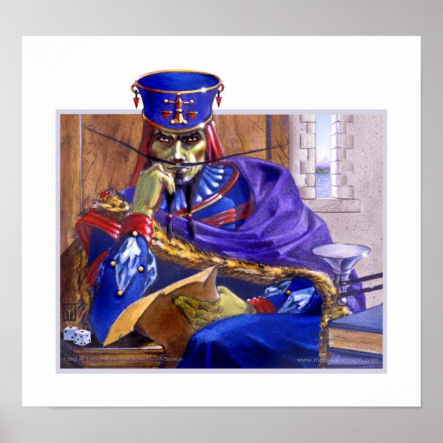 Póster La mano de la justicia impresa (Frente)