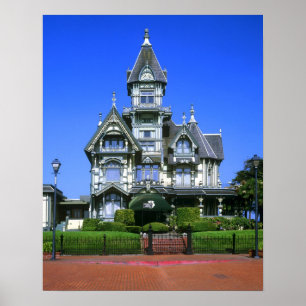 Póster La mansión carson en Eureka, California