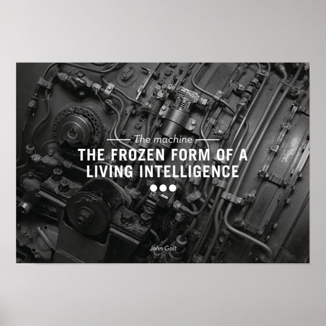 Póster La máquina (Frente)