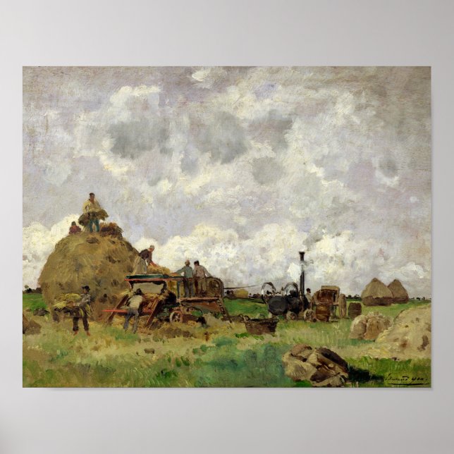 Póster La máquina de amenaza (Frente)