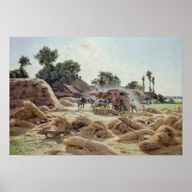 Póster La máquina de amenaza 1896 (Frente)