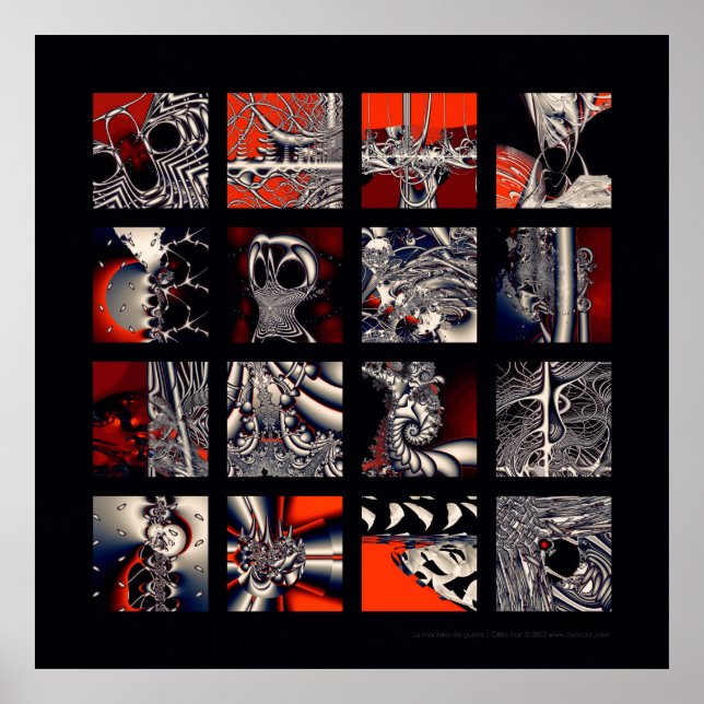 Póster La máquina de la guerra (Frente)