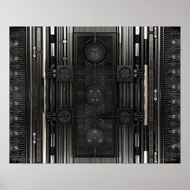 Póster La máquina del Edén (Frente)