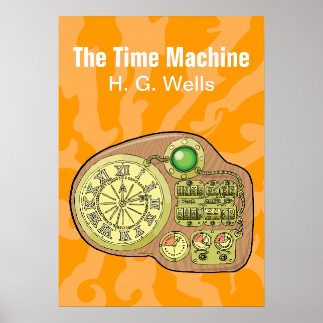 Póster La máquina del tiempo - H. G. Wells (Frente)