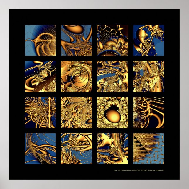 Póster La máquina dorada (Frente)