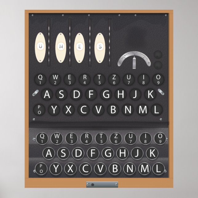 Póster La Máquina Enigma (Frente)