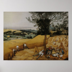 Póster La máquina segador por Bruegel la anciano - poster