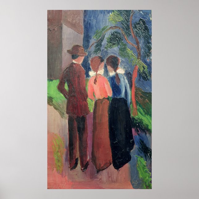 Póster La marcha, 1914 (Frente)