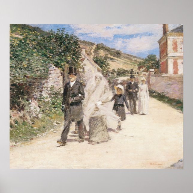 Póster La Marcha Nupcial de Robinson, Recién Casados Vint (Frente)