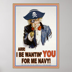 Póster La marina de Cap'n Sam