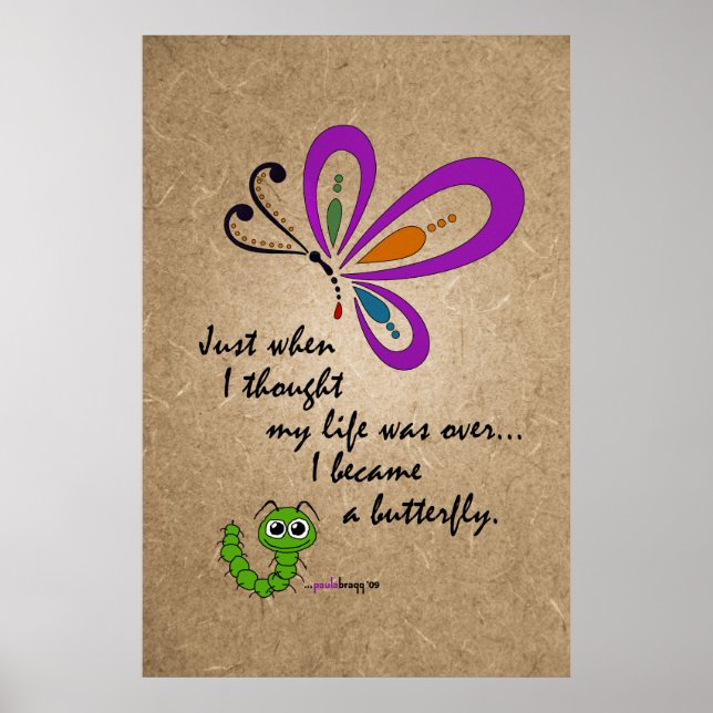 Póster La mariposa: Nuevos comienzos (Frente)