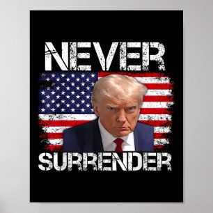 Póster La masacre de Donald Trump nunca se rinde 2024