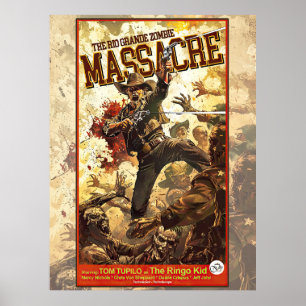Póster La masacre de zombies del Río Grande