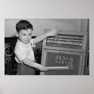 Póster La matemáticas es fácil