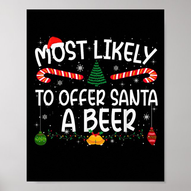 Póster La Mayoría De Las Posibilidades De Que Santa A Ofr (Frente)