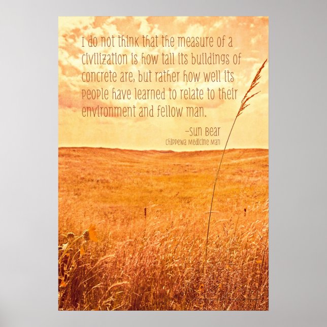 Póster La medida de una civilización (Frente)