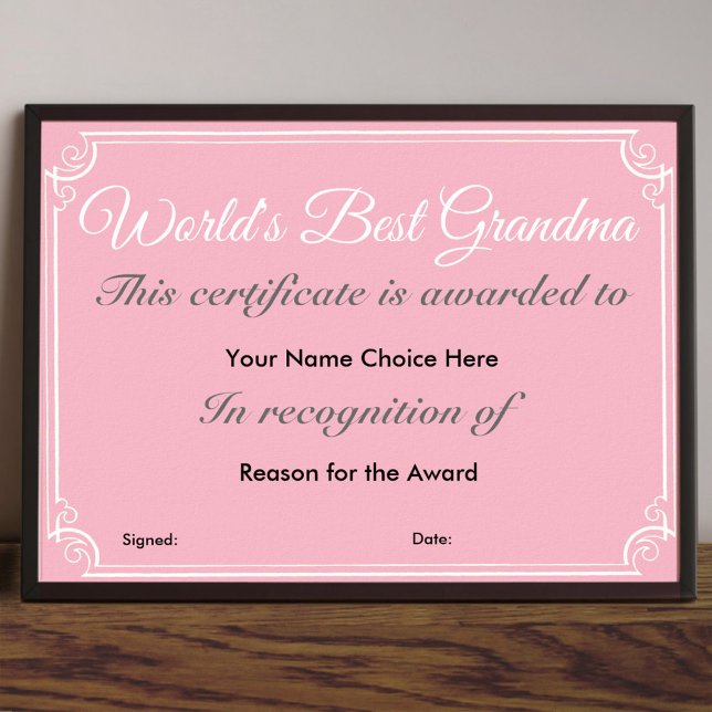 Póster La mejor abuela del mundo (Subido por el creador)