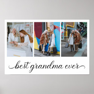 Póster La mejor abuela del mundo 3 Collage de fotos