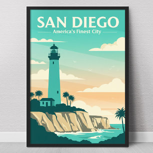 Póster La mejor ciudad de San Diego