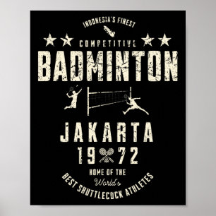 Póster La mejor cosecha competitiva de Dminton en Indones